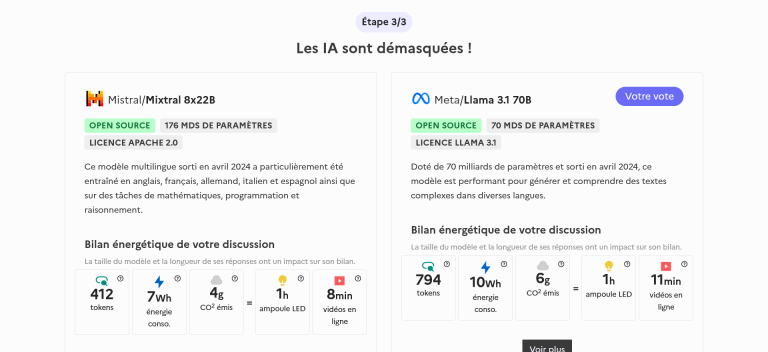 3e étape de compar:IA le bilan